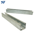 Low Price Cold Bending unistrut Slotted u channel standard sizes